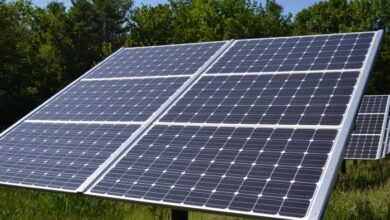 Solar panel installation