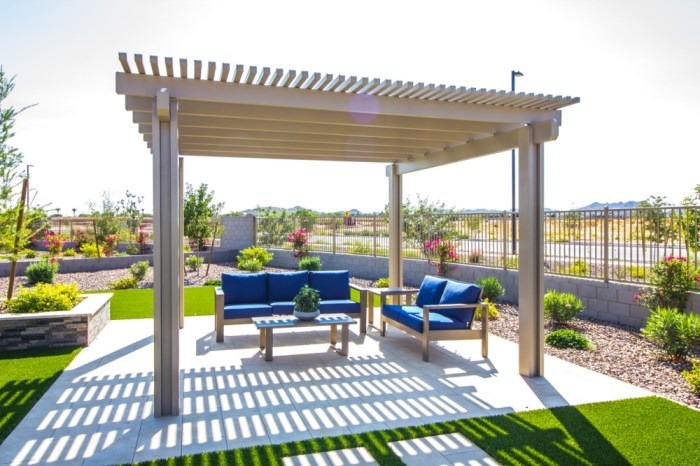 Pergola installation